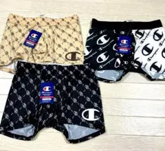新品タグ付　チャンピオン メンズ ボクサーパンツ M 3枚セット　②