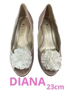 DIANA ピンク フラットシューズ 36