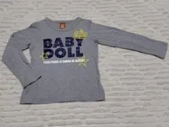 BABY DOLL 長袖カットソー 120cm グレー