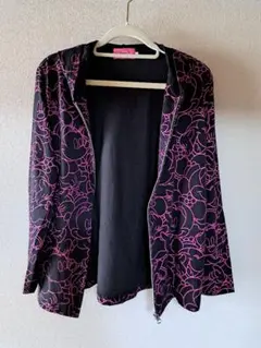 東京ディズニーリゾート　ミニー　パーカー　L　ピンクとブラック