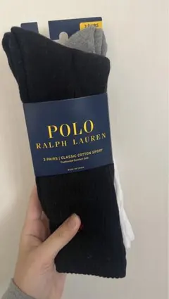 POLO RALPH LAUREN スポーツソックス 3足セット