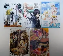 ソードアート・オンライン展 ポストカードセット ABCDE 5点セット SAO
