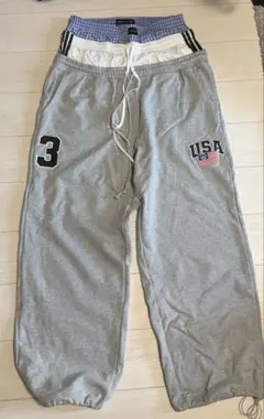 Project G/R 3 layered sweat pants GRYのサムネイル