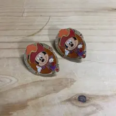 ミッキーマウス ピンバッジ　ディズニー　2点セット　未使用品　バッヂ