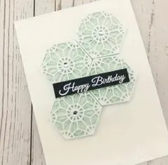 J2【新品未使用】六角形コラージュ② カッティングダイ