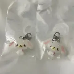 匿名配送 サンリオ ゆるっとめじるしアクセサリーしろうさ ２個セット