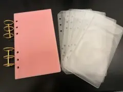 【限定SALE！特別セット】ピンクカラー A6 アクリルバインダー