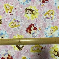 981生地　ディズニープリンセスハギレ