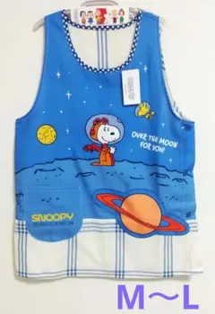 【新品】SNOOPY スヌーピー☆ エプロン☆ 保育士 介護士☆ M～Lのサムネイル