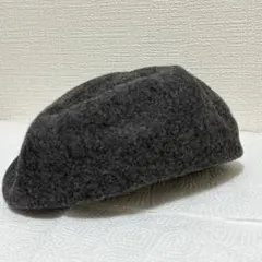 ICB 　ベレー帽　ダークグレー　ウール　秋冬　帽子　お洒落