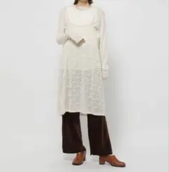 nikoand… 3wayベロアキャミワンピース