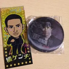 即購入○ 橘ケンチ 缶バッジ &千社札シールセット