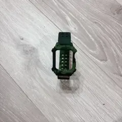 アップルウォッチ バンド　38mm 40mm 迷彩　グリーン　全面保護ケース