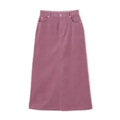 ナチュラルビューティーベーシック コーデュロイナロースカート