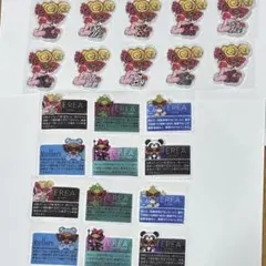 ヒスミニ　シール　22枚