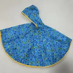 ベビーレインコート 星柄 フード付き80〜100