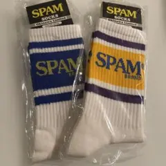 沖縄限定 新品 SPAM ソックス 2足セット 靴下 スパム