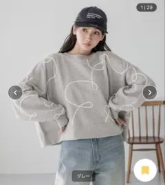 LOWRYS FARM エンブロイダリーウラケプルオーバー