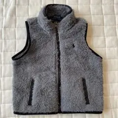 POLO フリース ベスト グレー
