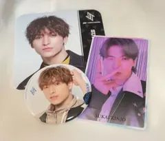 JO1 金城碧海 コースター、缶バッジ、トレカセット