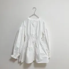 ALGY❤️160 チュニックブラウス アルジー　レディース　M ホワイトのサムネイル