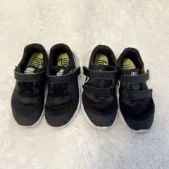 ✨ 2종 세트 ✨ 나이키 키즈 슈즈 슈즈 블랙 나이키