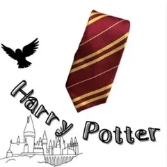 新品☆ ハリーポッター コスプレ 仮装 制服 ネクタイ ユニバ ワンタッチ 赤