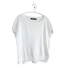 AZUL by moussy ホワイト 半袖ニットSサイズのサムネイル