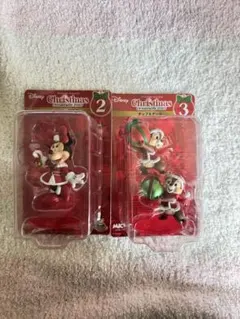 ディズニー　ハッピーくじ フィギュアオーナメント賞　ミニー　チップとデール