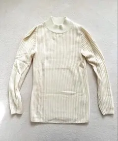ぴっちゃん様専用　無印ニット　リブ編み　ハイネック　タートル　ウール