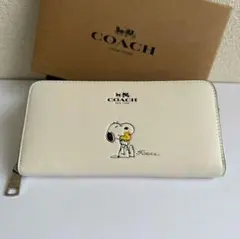 COACH スヌーピー 二つ折り財布 サーフ - メルカリ