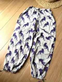新品　未使用　ザショップ　インド　インドコットン　綿素材　パンツ　130 虎柄のサムネイル