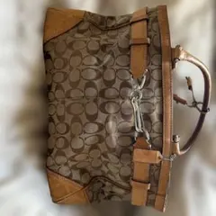 coach トートバッグ　ブラウン／ベージュ