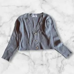 極美品✨le reve vaniller♡フラワー ビジュー ニットカーディガン