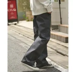 ディッキーズ 874 ワークパンツ 刺繍 グレー 34×34