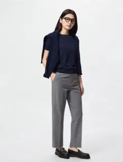 UNIQLO スマートアンクルパンツ　グレー　XL