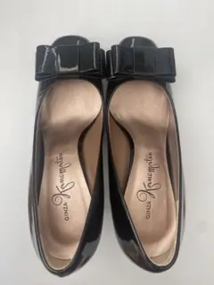 銀座かねまつ　エナメルパンプス　22.5センチ