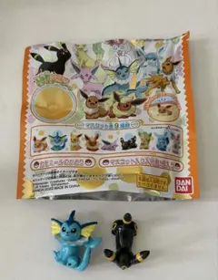 【美品】ポケモン びっくらたまご ブイズ マスコット　シャワーズ ブラッキー
