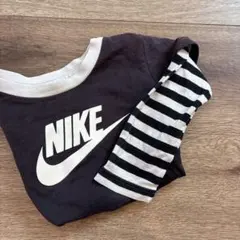 NIKE 長袖Tシャツ 黒・ストライプ