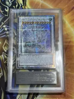 遊戯王 青眼の白龍 QCCP レリーフ ars10 鑑定書付き アルティメット