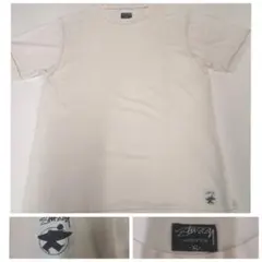 90s 00s　STUSSY　パイル地　Tシャツ　ヴィンテージ　オールド　レア