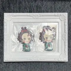 一番くじ 鬼滅の刃 〜鬼の棲む街〜 竈門炭治郎 ラバーマスコット 2点セット