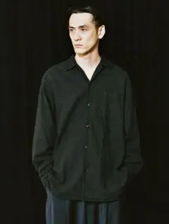 Schuray Linen Cotton Open Collar Shirt