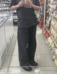 ワイドデニムパンツ　グレー sullen 深水光太