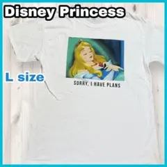 【US古着】ディズニー プリンセス 眠れる森の美女 オーロラ姫 半袖 Tシャツ