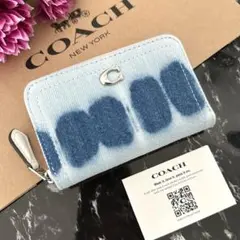 COACH デニム 二つ折り財布 チェリーチャーム コーチ Y2K 人気 - メルカリ