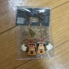 ディズニー　ペアストラップ　ミッキー　ミニー