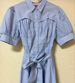 ダズリン【POLO BCSコラボ】コルセットスウィッチングシャツワンピース