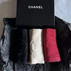 CHANEL シャネル ハンドタオル 3枚セット
