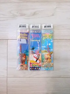 ハローキティ ハワイ マスコットストラップ 3点セット　ご当地キティ